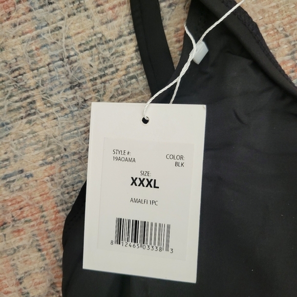 Andie Swim Amalfi Black One piece Swimsuit XXXL NWT - Picture 6 of 14